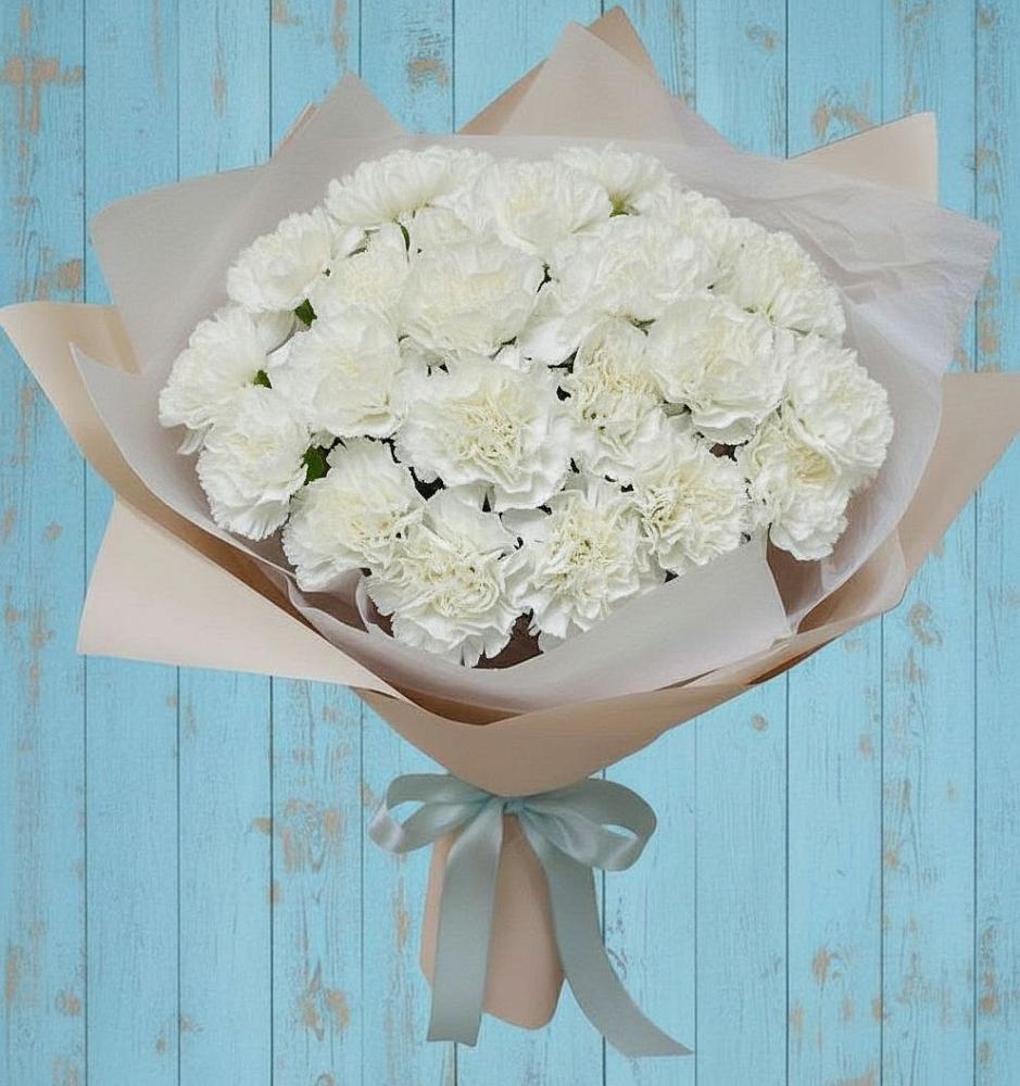 Букет цветов из: Гвоздики в Старокорсунской