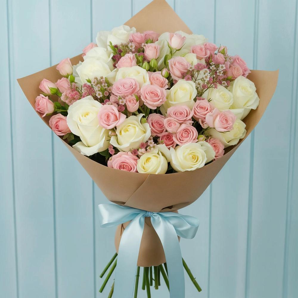 Букет цветов из: Розы в Старокорсунской