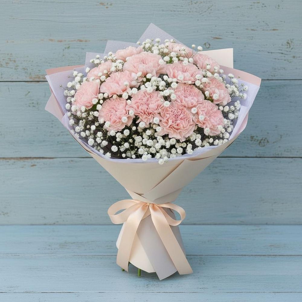 Букет цветов из: Гвоздики в Старокорсунской