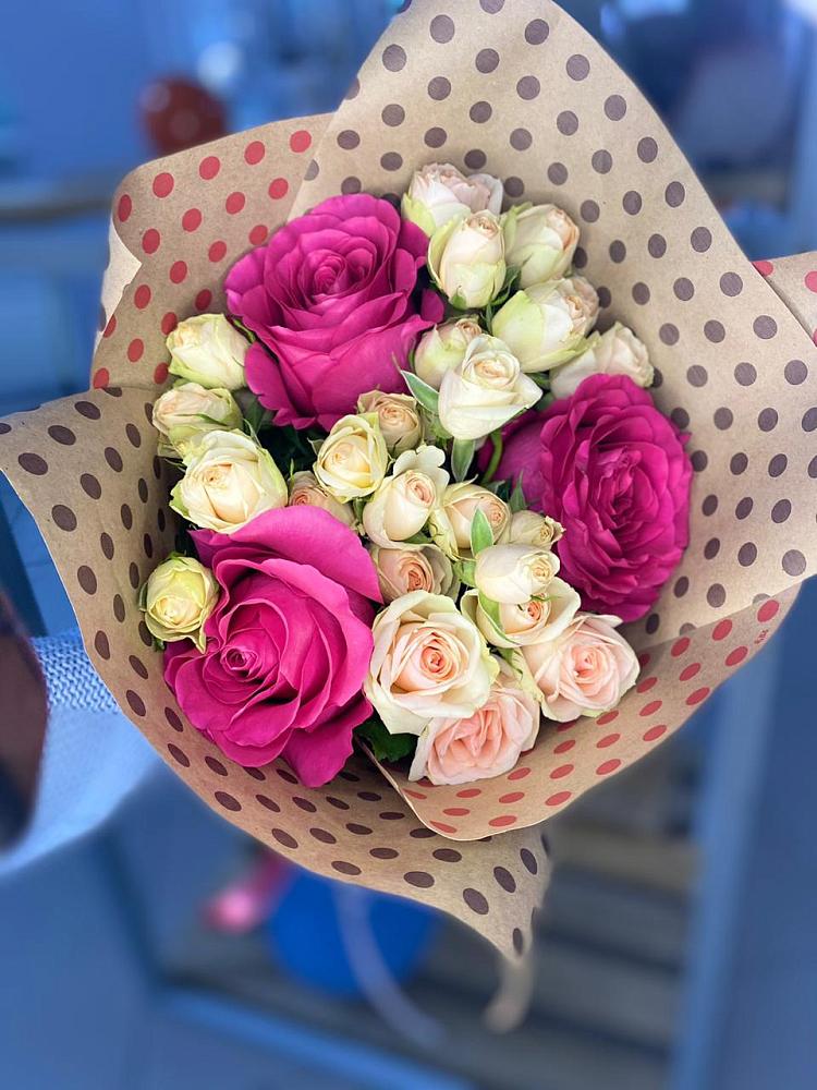 Букет цветов из: Розы в Старокорсунской