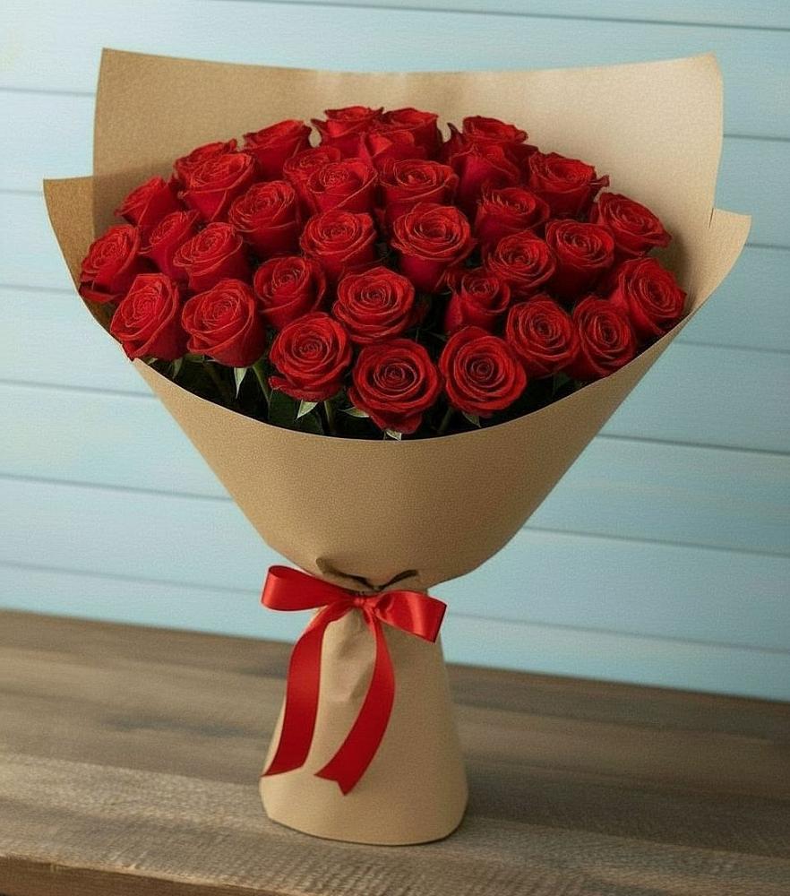 Букет Красные розы Милано в Старокорсунской
