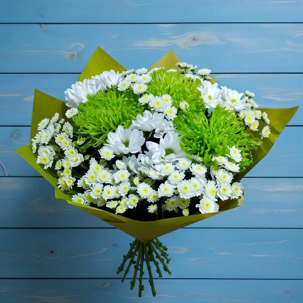 Букет цветов из: Хризантемы в Старокорсунской