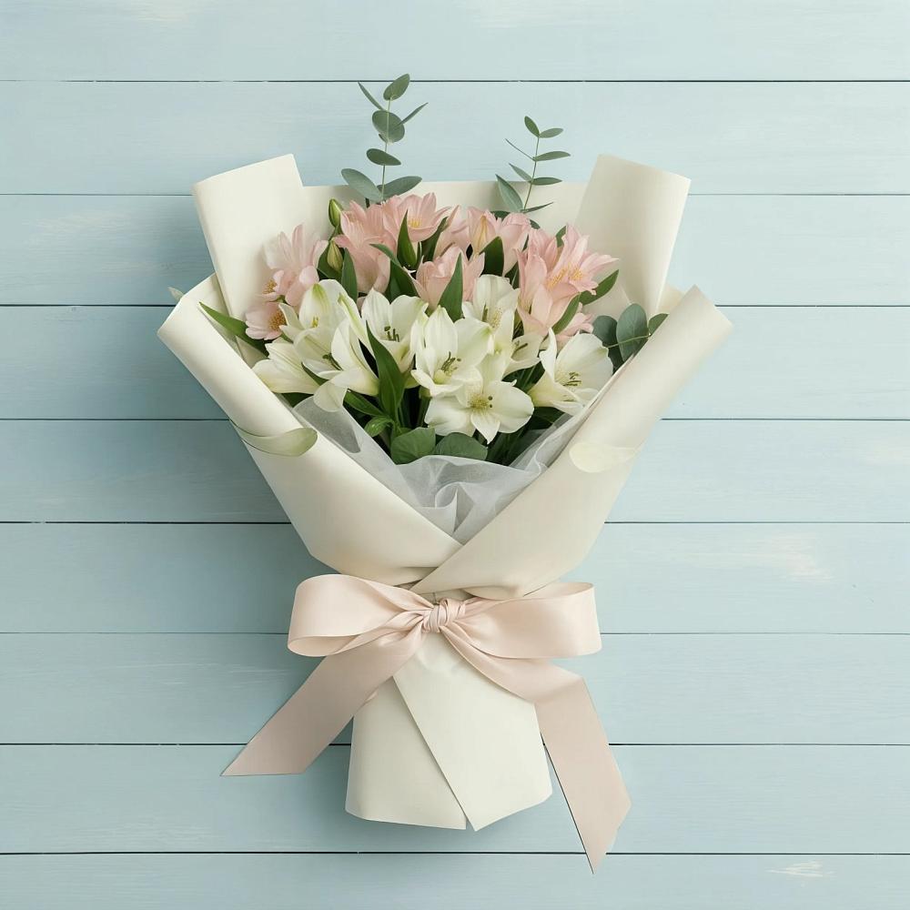 Букет цветов из: Альстромерии в Старокорсунской