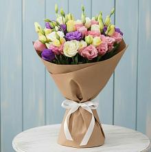 Букет цветов из:  Лизиантусы в Старокорсунской